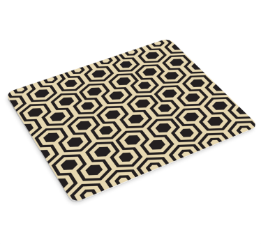 Hexagonaal patroon array patronen muismat - TenStickers