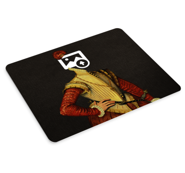 Muismat met foto aristocratische hond - TenStickers