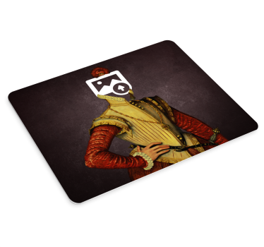 Muismat met foto aristocratische kat - TenStickers