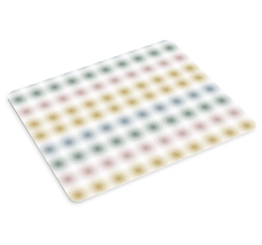 Geometrische gekleurde stippen patronen muismat - TenStickers