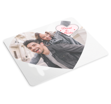 Valentijnsdag liefde Muismat met naam - TenStickers
