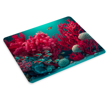 Leef Magenta Rif! Originele muismat - TenStickers