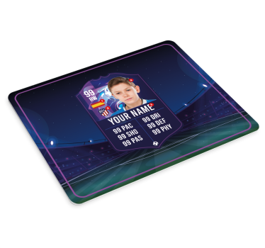 Voetballerskaart Gaming muismat - TenStickers