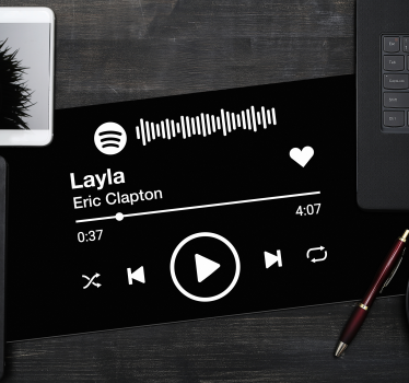 Muismat met naam Spotify - TenStickers