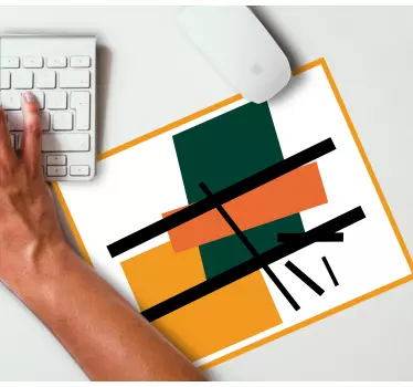 Abstracte geometrische vormen patronen muismat - TenStickers