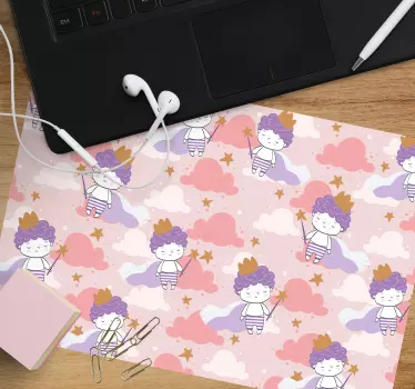 Anime muismat schattige koninklijke personages - TenStickers