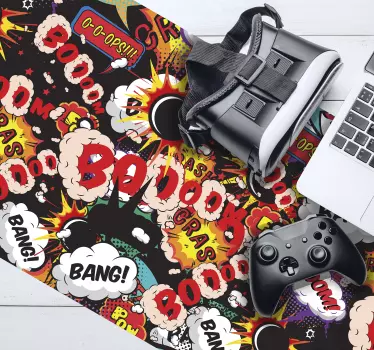 Boom gaming vinyl muismat - TenStickers