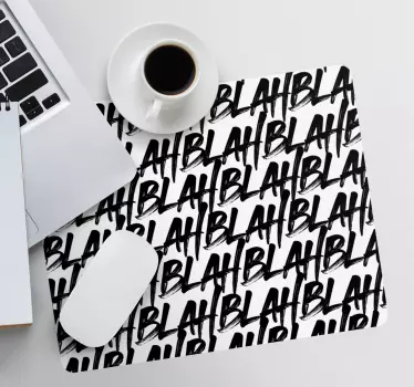 Citaat muismat bold tekst uitdrukking - TenStickers