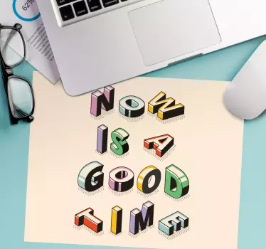 Citaat muismat motivatie tekst kunst - TenStickers