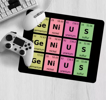 Citaat muismat periodieke elementen weergave - TenStickers