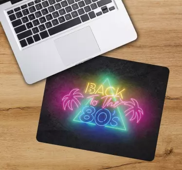 Citaat muismat retro neon esthetiek - TenStickers