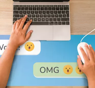 Citaat muismat verraste uitdrukkingen berichten - TenStickers
