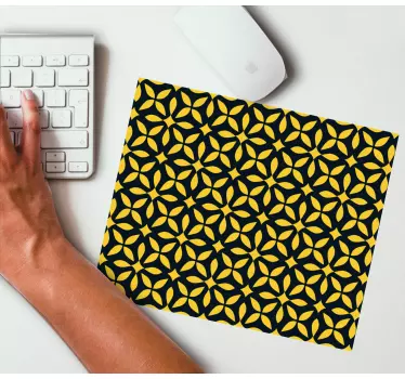 Gouden geometrisch patroon patronen muismat - TenStickers