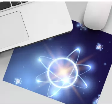 Gaming muismat atomair deeltje glans - TenStickers
