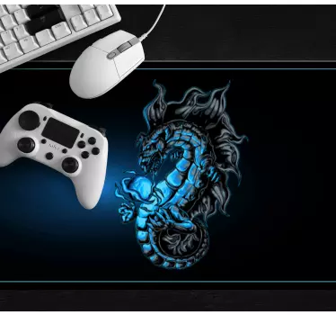 Gaming muismat fierce dragon design - TenStickers