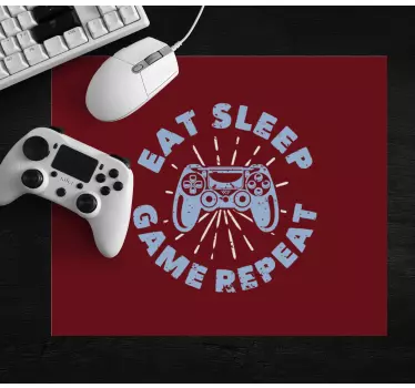 Gaming muismat gamer lifestyle quote - TenStickers