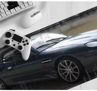 Gaming muismat gestroomlijnde raceauto - TenStickers