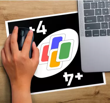 Gaming muismat kleurrijke kaartenset - TenStickers