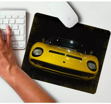 Gaming muismat lamborghini vooraanzicht - TenStickers