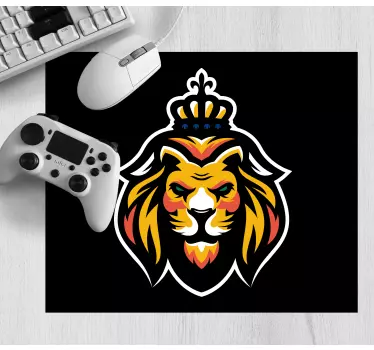 Gaming muismat leeuwenkoning embleem - TenStickers