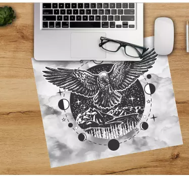 Gaming muismat majestueuze vogelvlucht - TenStickers