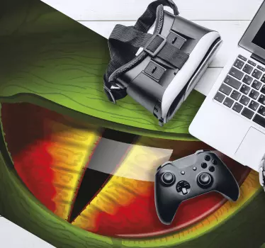 Gaming muismat met levendige oogkunst - TenStickers