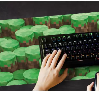 Gaming XXL muismat Minecraft - TenStickers