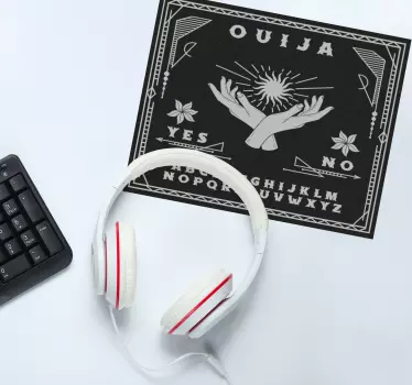 Gaming muismat ouija bord handen - TenStickers