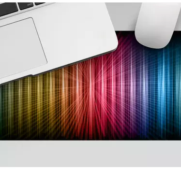 Gaming XXL muismat Regenboog lijnen - TenStickers
