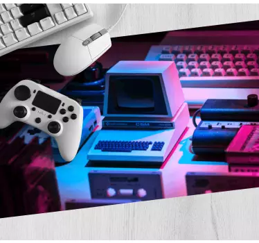 Gaming muismat retro gaming apparaten - TenStickers