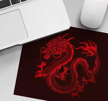 Gaming muismat Rode draak - TenStickers