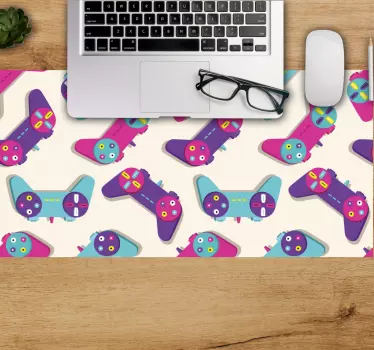 Gaming muismat vibrante gamecontrollers - TenStickers