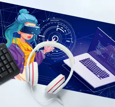 Gaming muismat virtual reality ervaring - TenStickers