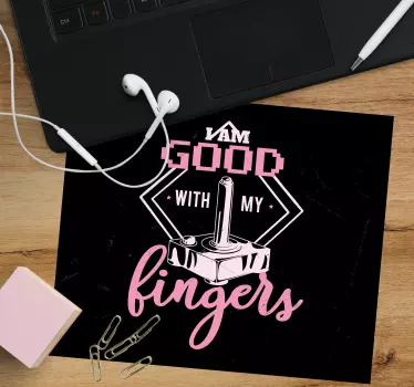 Gaming muismat vreemde gamepad uitspraken - TenStickers
