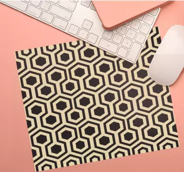 Hexagonaal patroon array patronen muismat - TenStickers
