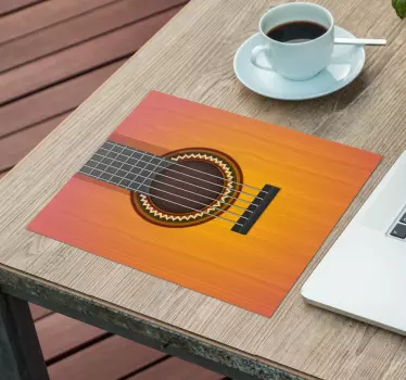 Muismat Gitaar - TenStickers