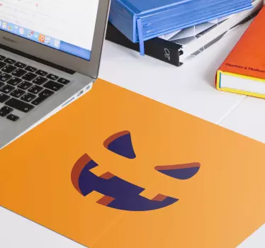 Muismat kerst jack o' lantern glimlach - TenStickers