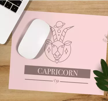 Muismat met naam capricornus geit symbool - TenStickers