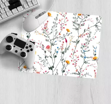 Originele muismat botanische textuuroppervlak - TenStickers