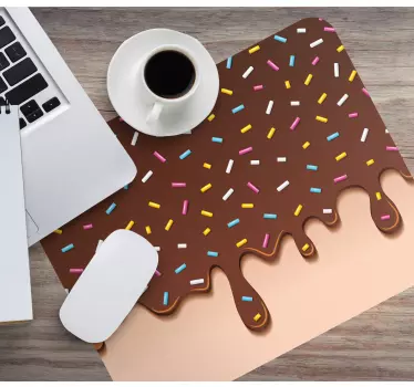 Originele muismat chocolate drizzle treats - TenStickers