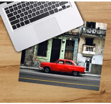 Originele muismat classic rode auto - TenStickers