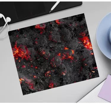 Originele muismat lava steen textuur - TenStickers