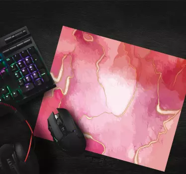 Patronen muismat abstract blush swirls - TenStickers