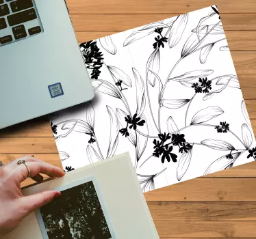 Patronen muismat botanische blad inspiratie - TenStickers