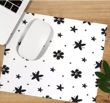 Patronen muismat botanische motief illustratie - TenStickers