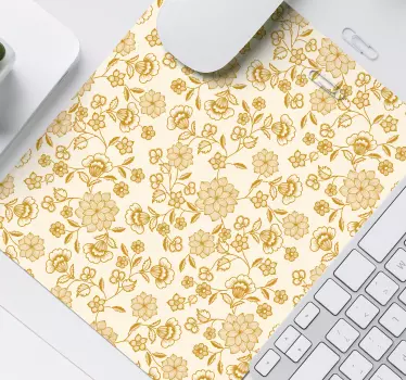 Patronen muismat elegante botanische illustratie - TenStickers