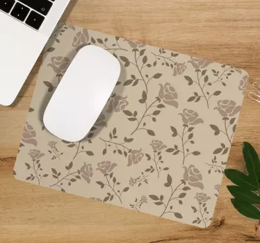 Patronen muismat elegante flora component - TenStickers