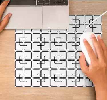 Patronen muismat geometrische vorm compositie - TenStickers