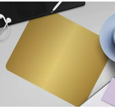 Patronen muismat glanzend metalen oppervlak - TenStickers
