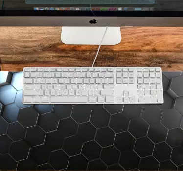 Patronen muismat hexagonaal patroon oppervlak - TenStickers